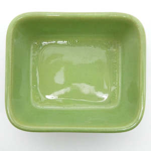 Denby Stoneware - Green and Brown - Rectangular Dish, 4.75"