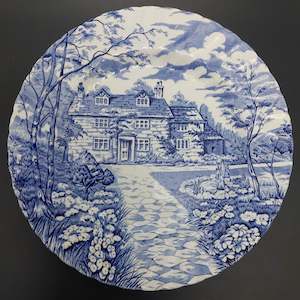 British Anchor - Country Cottage, Blue - Salad Plate