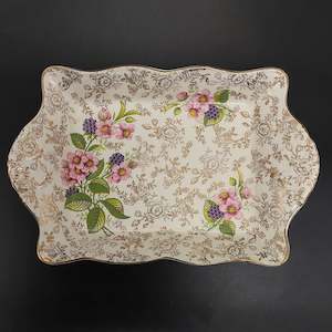 China Brands I J: James Kent - Blossom and Berries, Chinarita 5609 - Rectangular Dish