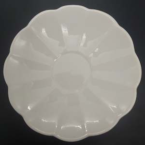 Tuscan - White with Petal-shaped Rim - Saucer