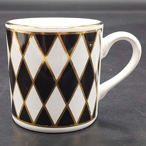 China Brand Hornsea England: Hornsea - Silhouette, Diamonds - Demitasse Cup
