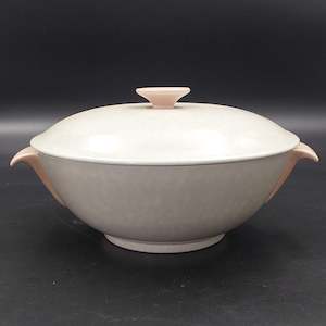 Poole - C97 Peach Bloom and Seagull - Lidded Serving Dish