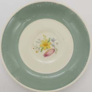 Susie Cooper Swansea Spray: Susie Cooper - Swansea Spray, Green - Saucer