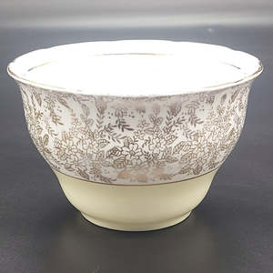 China Brands C: Colclough - Gold Filigree Band with Yellow - Sugar Bowl