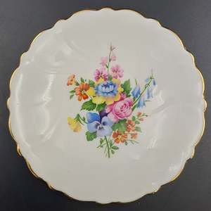 China Brand Adderley England: Adderley - Floral Spray - Condiment/Trinket Dish