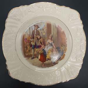 J & G Meakin - 18th Century Customs: Cries of London, Primroses - Salad Plate