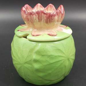 China Brands S: Shorter & Son - Water Lily - Lidded Preserve Pot