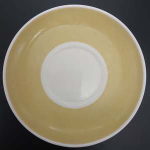 China Brand Susie Cooper England: Susie Cooper - Mustard Band - Saucer