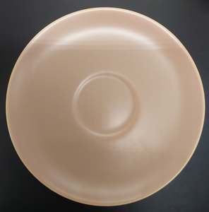 China Brand Poole England: Poole - Peach Bloom - Saucer for Soup Bowl