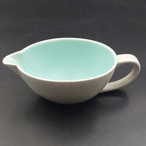 China Brand Poole England: Poole - C57 Ice Green and Seagull - Gravy Boat