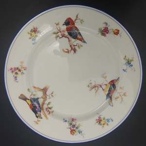 China Brands R: Royal Doulton - Three Birds on Branches - Luncheon Plate