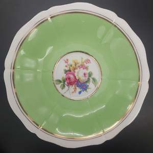 Paladin - Floral Spray with Green Band - Saucer