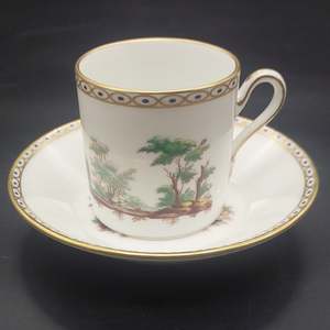 Richard Ginori - Watteau-style Landscapes, Pattern C - Demitasse Duo