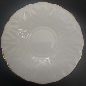 Aynsley - White on Crocus - Saucer