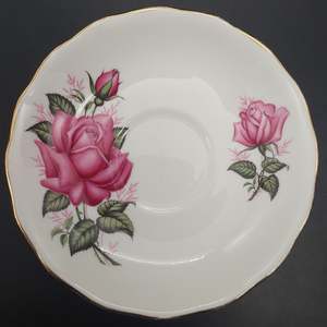 China Brands C: Colclough - Pink Roses, 7919 - Saucer