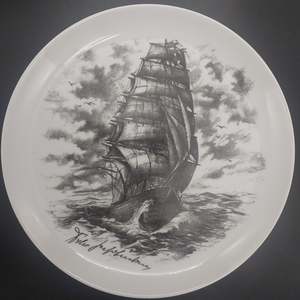 China Brands S: Schumann - Sailing Ship - Display Plate
