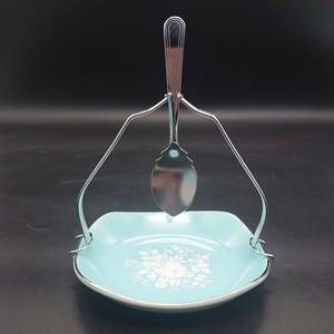 Royal Winton - Taunton Vale - Square Jam Dish with Handle and Spoon