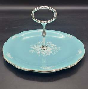 Royal Winton - Taunton Vale - Cake Plate with Central Handle