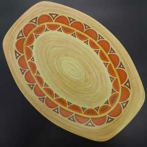 Miscellanea: Besssemer - Woodgrain - Rectangular Melamine Plate