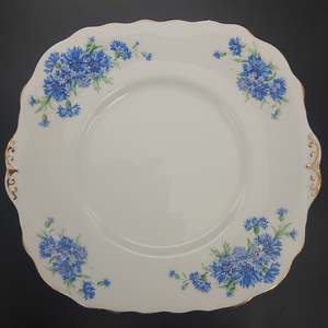 Colclough - Blue Cornflowers - Cake Plate
