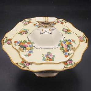 China Brands I J: John Maddock & Sons - Jersey, 3637 - Lidded Sugar Bowl