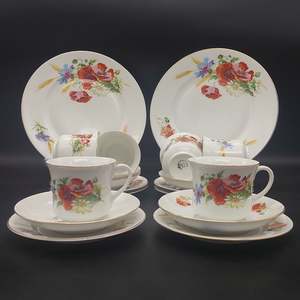 China Brands M: Moritz Zdekauer - Poppies and Daisy - Tea Set