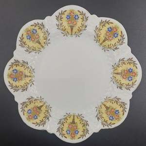 China Brands A: Aynsley - Blue and Red Flowers in Garland - Side Plate