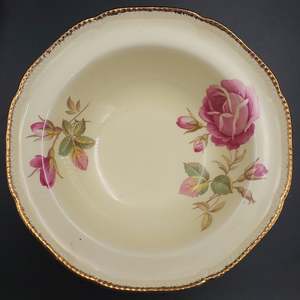 Booths Royal Swan - Pink Roses - Breakfast/Dessert Bowl