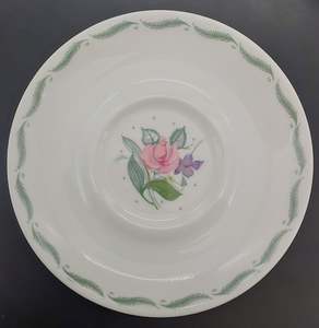 Susie Cooper - Fragrance, C485 - Soup Bowl and Saucer