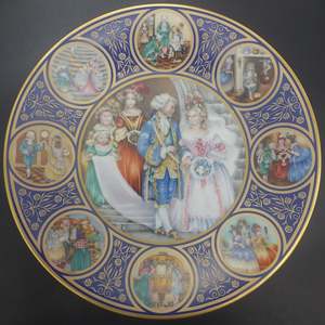 China Brand Limoges France: Limoges - Cinderella - Display Plate
