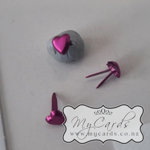 Products: Invitation Split Pin x 25 Pink Heart Mini
