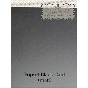 DIY - Do It Yourself - MyCards Wedding Invitations: Popset Black Matt CARD 320gsm (SRA3) Pick Up Only