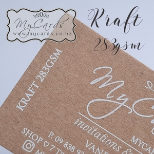 Kraft Card 283gsm – SRA3 or custom size