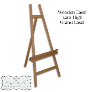 On The Day Stationery Gallery - MyCards Wedding Invitations: Easel Wooden GRAND 1.2m