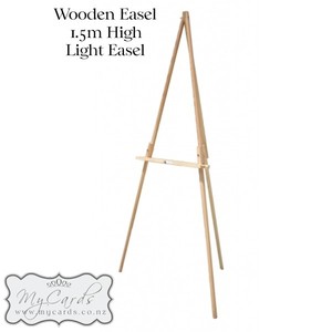 On The Day Stationery Gallery - MyCards Wedding Invitations: Easel Wooden Light 1.5m