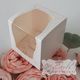 Favour Box Large Window 9cm Sq END OF LINE – CLEARANCE LAST 40