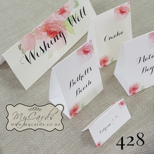Wishing Well Sign Wedding Watercolour Floral Design 428