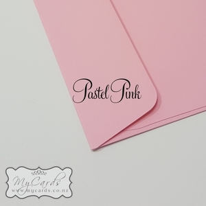 155mm Square Envelopes - MyCards Wedding Invitations: 155mm Square Pastel Pink Envelopes
