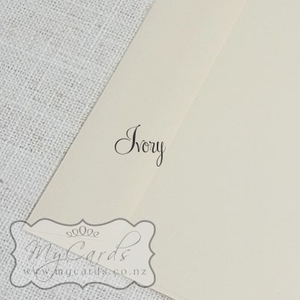 155mm Square Ivory Envelopes