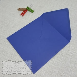 155mm Sq Iris Blue Diamond Flap Envelope