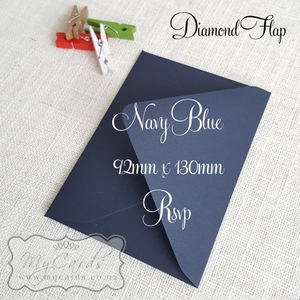 Navy Blue Matt RSVP 92mm x 130mm Envelopes