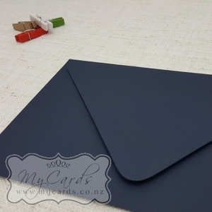 A9 Envelopes 143mm x 220mm - MyCards Wedding Invitations: Navy Blue Envelopes A9 Diamond Flap 135gsm 143mm x 220mm