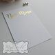 Foiled Bar Menu BLANK