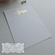 Foiled Menu BLANK Printable