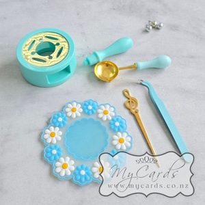 Products: Wax Seal Making Kit – Stove Spoon Tweezers Stirrer Mat Handle