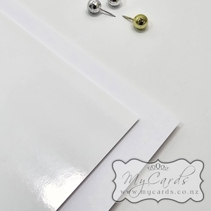 DIY - Do It Yourself - MyCards Wedding Invitations: Cast Coated White CARD – SRA3 or custom size