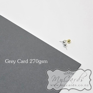 DIY - Do It Yourself - MyCards Wedding Invitations: Grey CARD 270gsm Raw – SRA3 or Custom Size