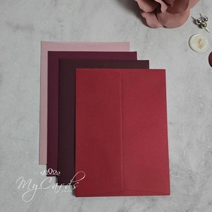 Red Scarlet Matt 5×7 Envelopes Square Flap 135gsm