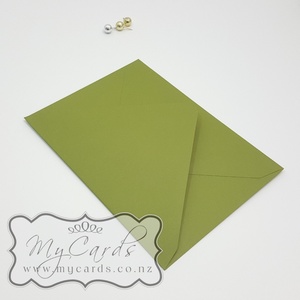 Fern Green 5×7 Envelopes Diamond Flap 120gsm