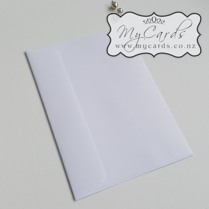 5x7 Envelopes i8 A7 (5x7) - MyCards Wedding Invitations: 5×7 White Rectangle Flap Envelope 120gsm Pack of 25 (130mm x 185mm)